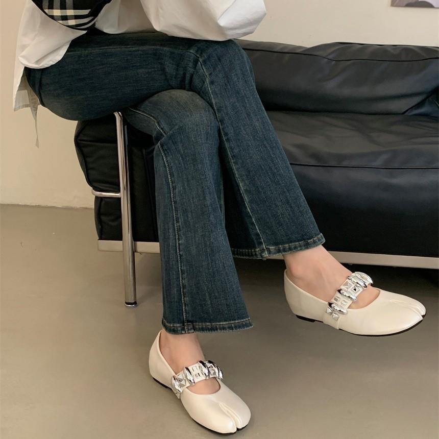 Thick-bottomed slippers female summer wear French fairy style 2025 new rhinestone bag head versatile, beautiful and cool slippers temperament