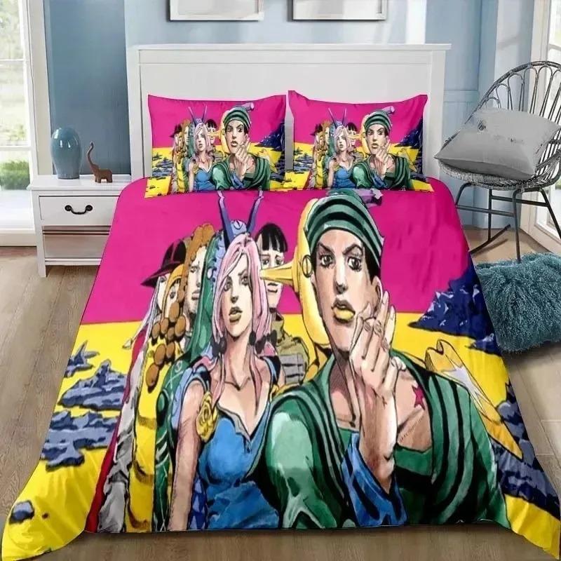 Jojolion Adventure Bedding Set For Bedroom Soft Modern Bedspreads Comefortable Kids Duvet Cover Quilt Cover And Pillowcase