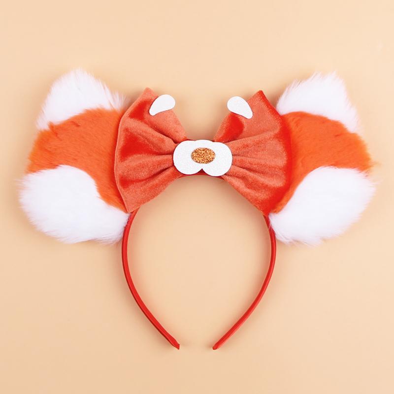 Fashion New Brown Beauty And Beast Mouse Ears Headband 5" Headwear Boys Girls Festival Party Hair Accessories Women Gift