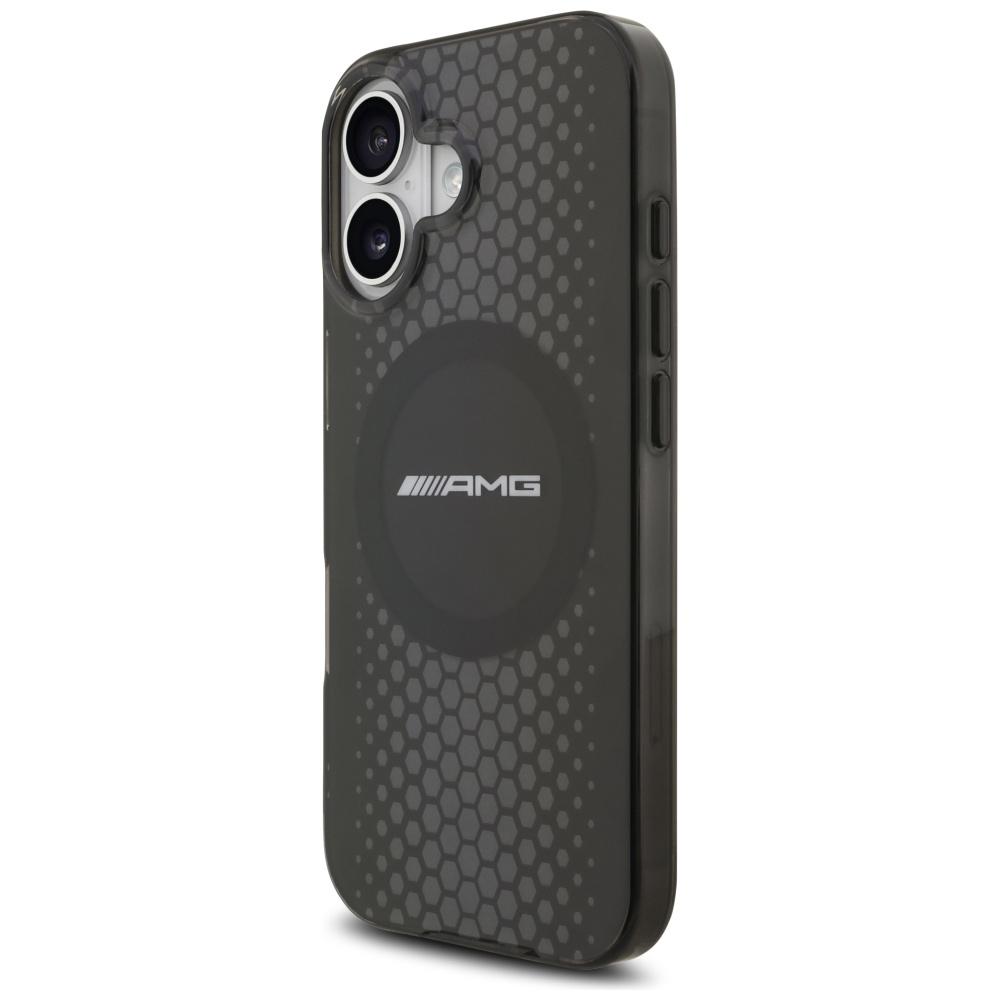 AMG Double Layer Transparent Graphics MagSafe Case for iPhone 17 Black