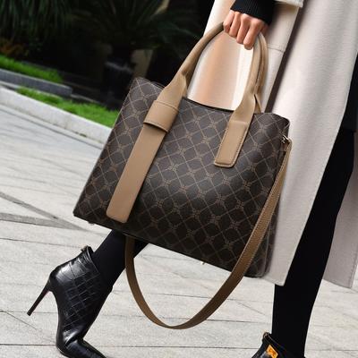 Chic PU Leather Messenger Bag For Women Fashionable Crossbody Shoulder Handbag Luxury Designer Brand Ladies Tote Purse