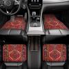 Car Floor Mats Set Of 4, Oriental Turkish Persian Carpet Front And Back Rug Mats Decorative Universal For Cars SUV Trucks Vans