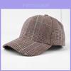 Classic Plaid Baseball Cap With Sunshade For Casual Summer Wear
