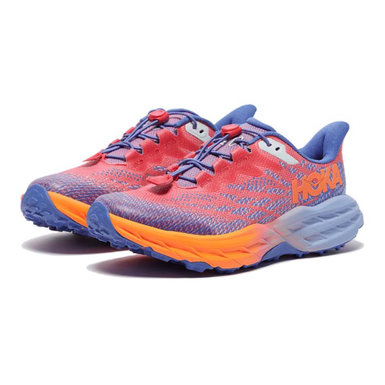 HOKA Speedgoat 5 Kids Cerise Stellar Blue Kids Sneakers 1134470-CRSS