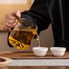 Light Luxury Glass Travel Tea Set, One Pot of Four Cups, High-end Portable Bag, Ceramic Liner Filter, Business Gift Souvenir
