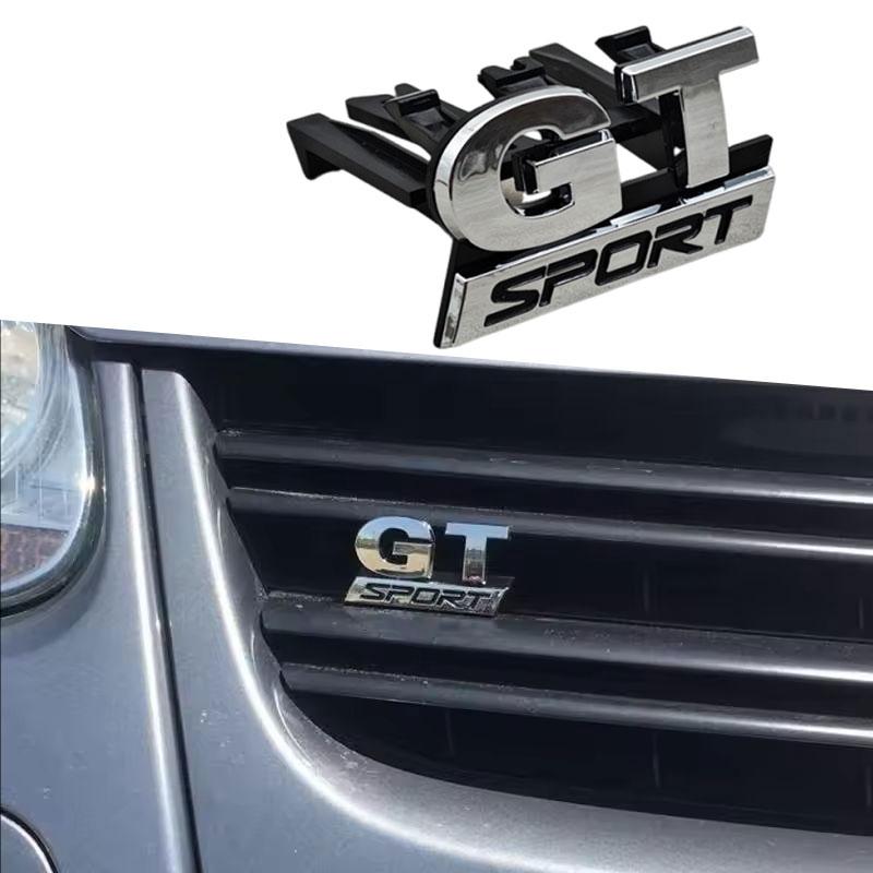 

Значок на решетку радиатора автомобиля с хромированной эмблемой логотипа GT SPORT из АБС-пластика для аксессуаров Volkswagen 1 шт.