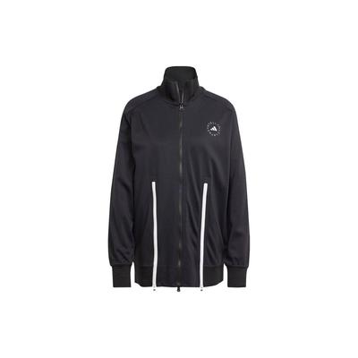 X Stella McCartney Collaboration Full Zip Stand Collar Jacket Women Jacket Black IM2071