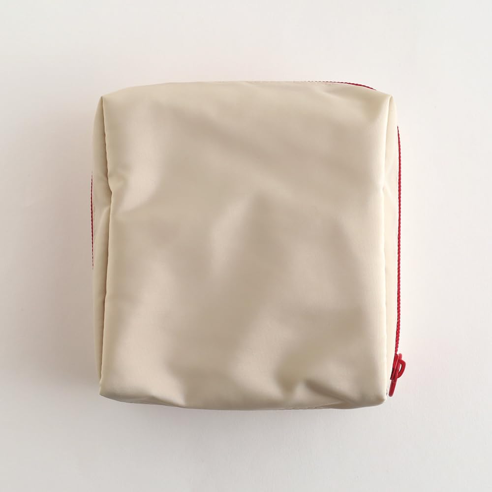 Green Flash Miffy Square Pouch, Beige, BM-373