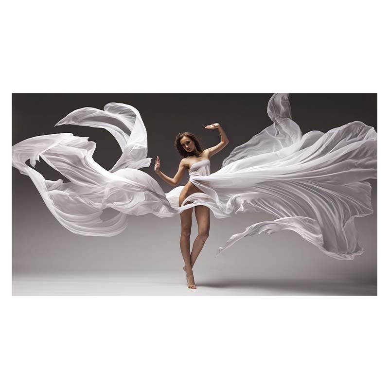 

Элегантная танцующая балерина холст живопись современный танец девушка постеры и принты настенное искусство картины для гостиной домашнее украшение 20x40cm NoFrame