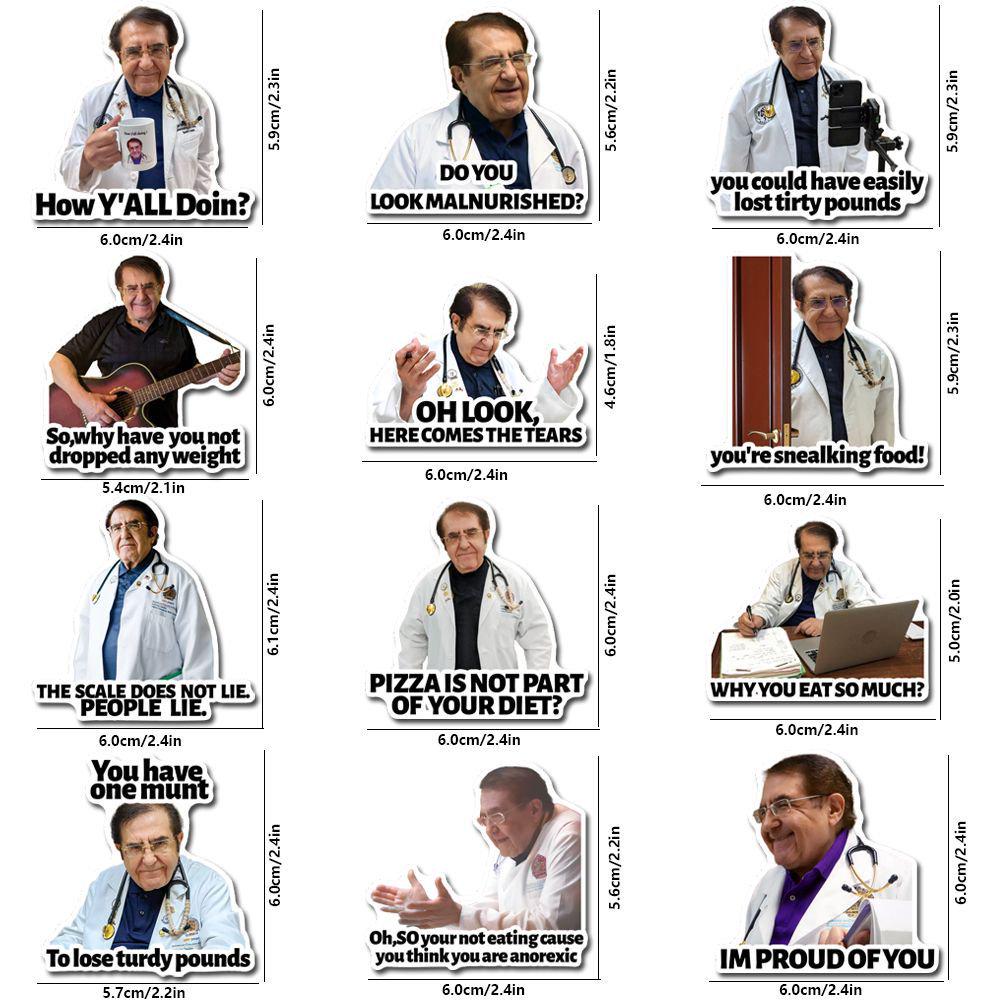 Dr. Nu Grappige Arts Magnetische Kluis & Koelkast Sticker