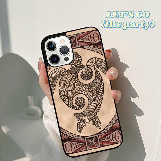 Autumu Maori Tribal Samoan Polynesian Phone Case Cover for iPhone 17 Air 16 16e 15 12 11 13 14 Pro Max Plus Coque