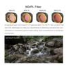 Lens Filters Set Compatible for Mini 3 Pro Drone CPL ND PL Dimming Camera Lens Protection Filters Easy Install Drone