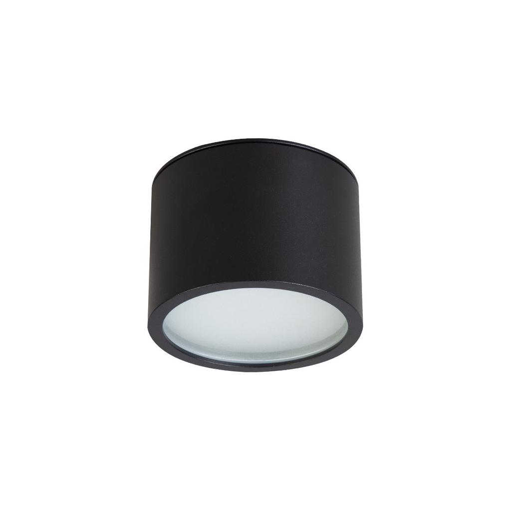 Spot Sufitowy Nowoczesny Czarny 6 Cm Okrągły Ø8.2Cm Ip65 1Xgx53 7W Kendal Light Prestige