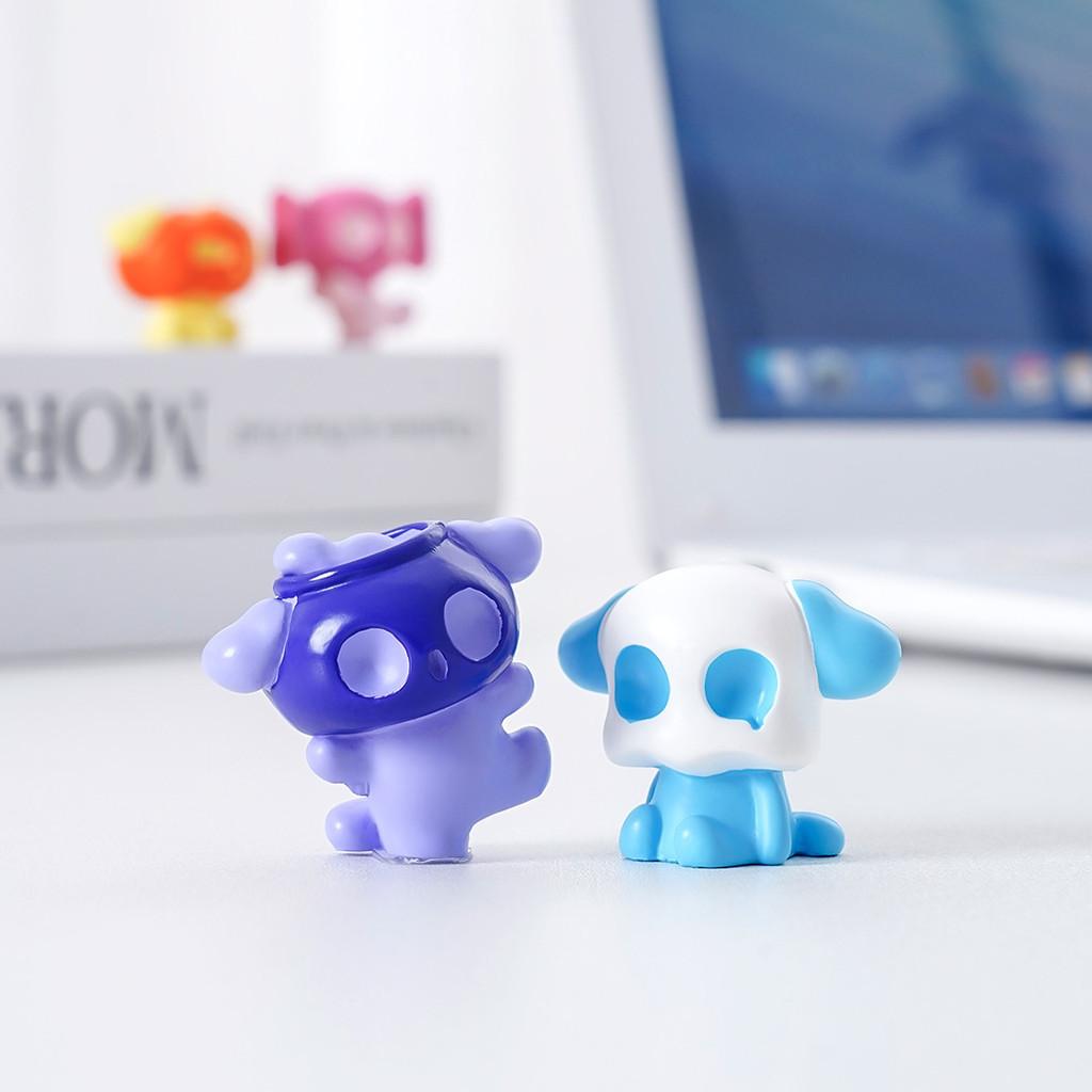 Halloween Resin Fairy Figurines Set Diy Mini Ornaments Blind Box Accessories Fun