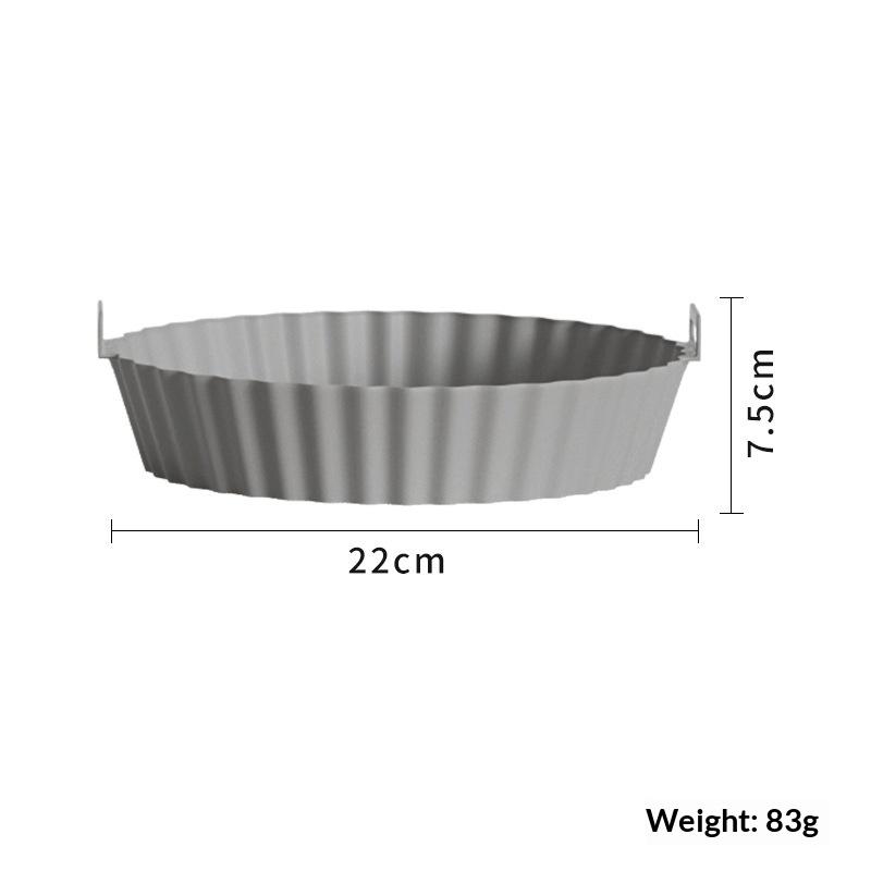 1/3/6Pcs 450°F Silicone Non-Stick Dual Texture Dishwasher Safe Crispy/Steam Cooking Baking Tray Air Fryer Mats