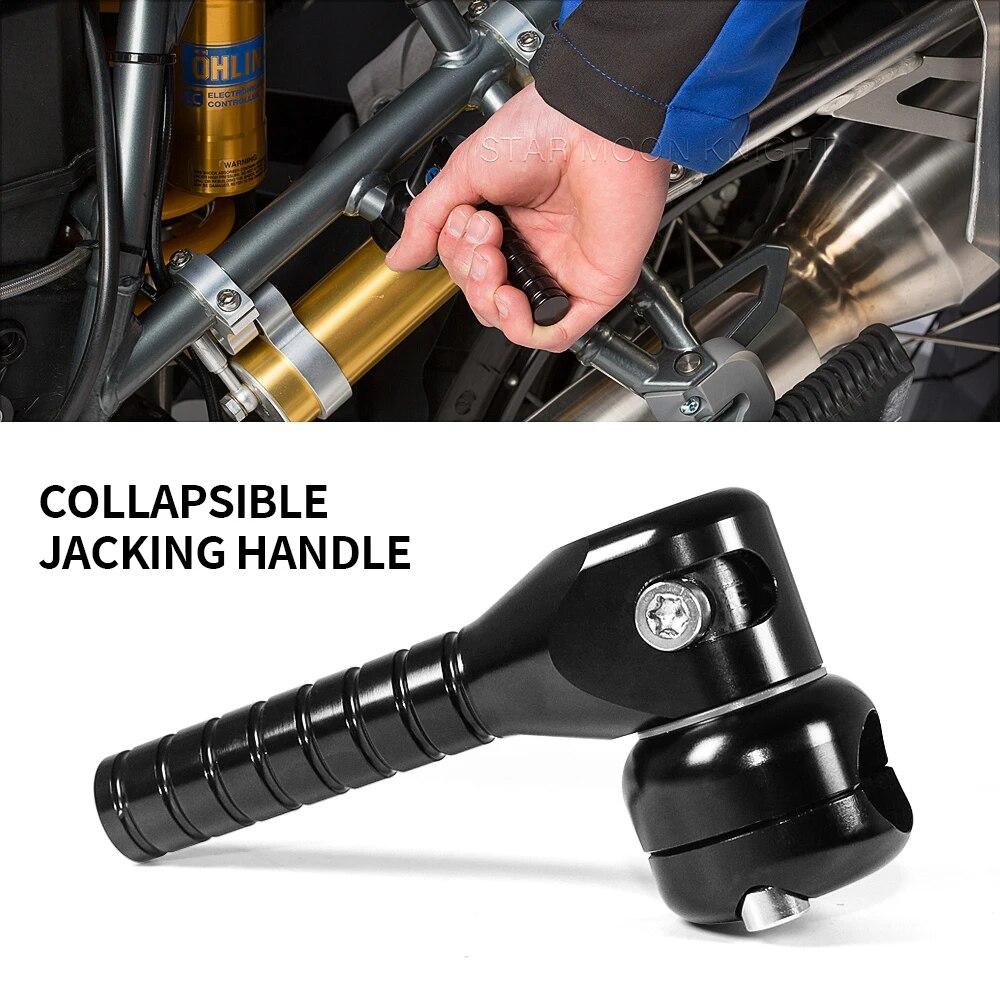 

Lifting Handle Lifting Lever Assist Bar Collapsible jacking handle For BMW R1200GS Adv 2004-2012 R1100GS R1100R R1150GS R850GS R