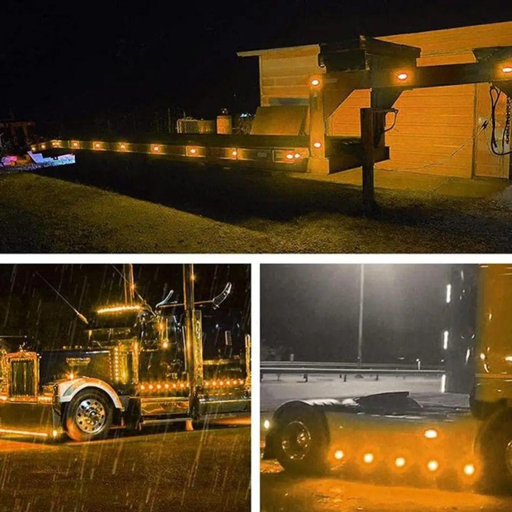 LED Side Marker Light Waterproof Turn Signal Indicator Turn Clearance Clearance Lamp  Cars