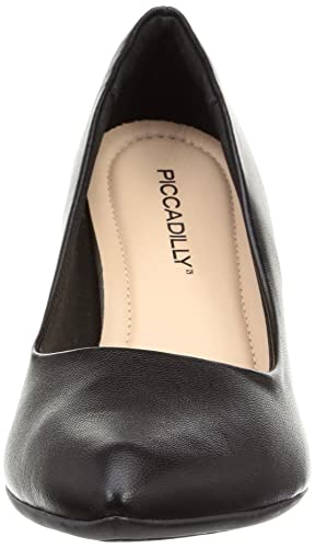 Picajilly Women's Pointed Pumps, 7cm N, Black, Sizes 22.0cm-22.5cm, 7890763168016