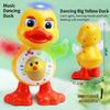 Electric Dancing Duck Funny Blink Eyes Flashing Light Shake The Body Cute Musical Cartoon Animal Educational Toy Children Gift