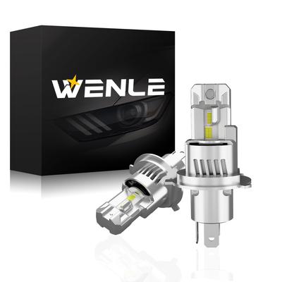 WENLE Super Explosives H4 LED-Scheinwerfer, Birne, Auf-/Abblendlichtumschaltung, Kompatibel mit neuen Kfz-Inspektionen,
