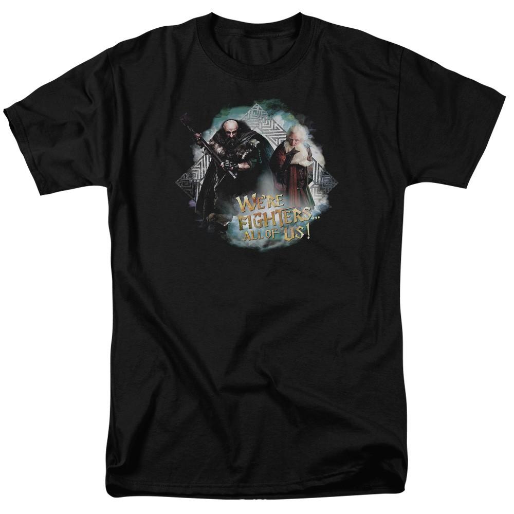 The Lord of The Rings The Hobbit Were Fighers Adult T-Shirt