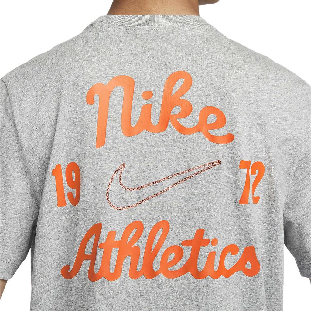 Nike Vintage Letter Casual Short Sleeve T-Shirt Men Tops Dark-Gray FV3773-063