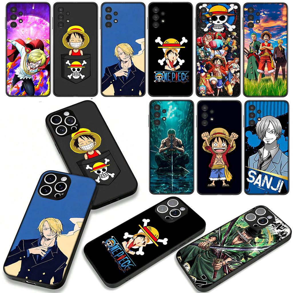 Comics Sanji One Zoro Pieces Luffy for Samsung Galaxy A36 A17 A26 A07 A35 A54 A53 A13 A33 A34 S8 S9 S20 S21 FE S10 Plus Case