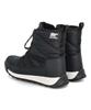 Sorel Youth Whitney 2 Plus Lace WP Kids' Snow Boots, NY5173, Black/Sea Salt, Size 20.0cm, Boys' Athletic and School Shoes
