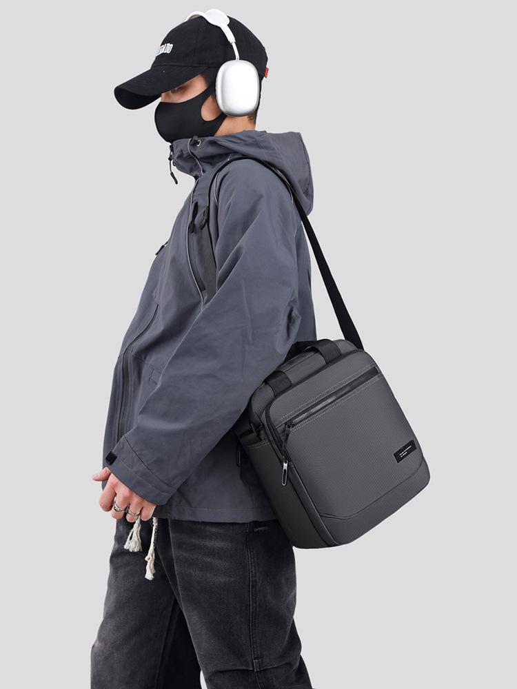 Men's Large Capacity Oxford Cloth Crossbody Bag - 2025 Spring Business & Casual Style