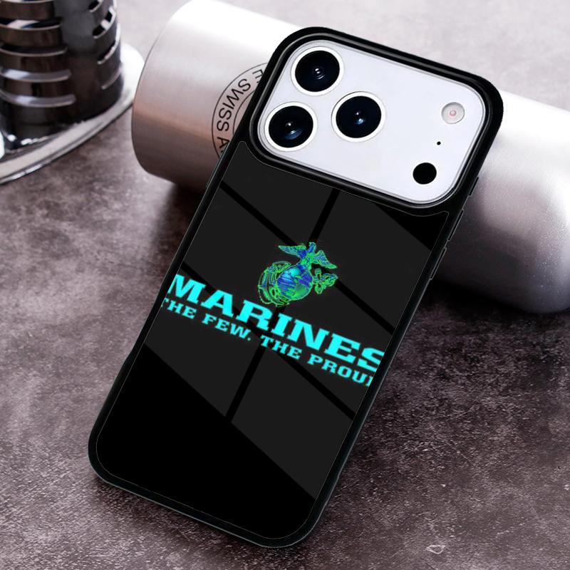 Veteran Marine Corps Phone Case For iPhone 17,16e,15,14,13,12,11,Mini,Pro,MAX soft Silicone Cover