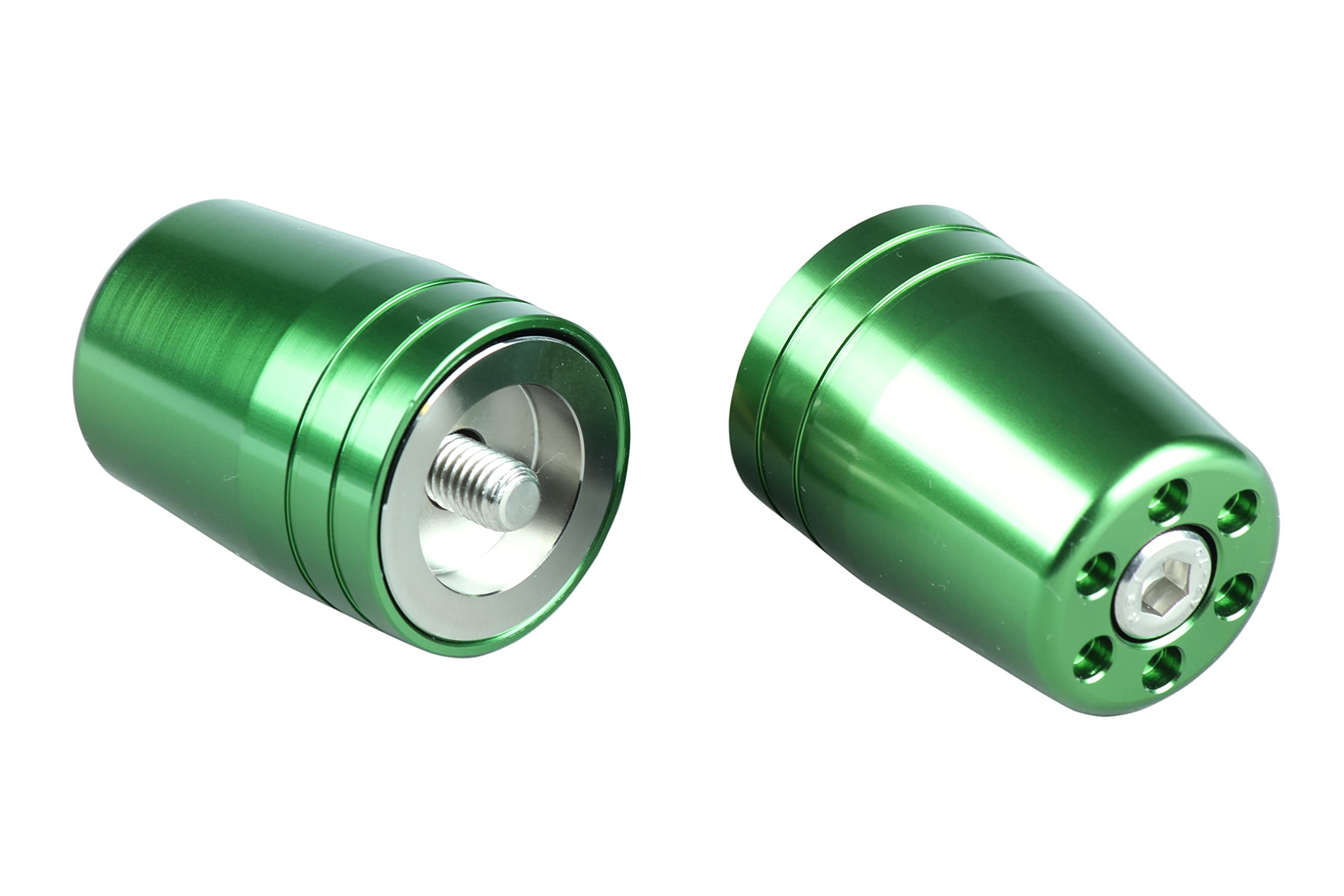 

POSH 031579-18 Handlebar End, Ultra Heavy Bar End, Genuine Kawasaki Handle for M8, Light Green зелёный