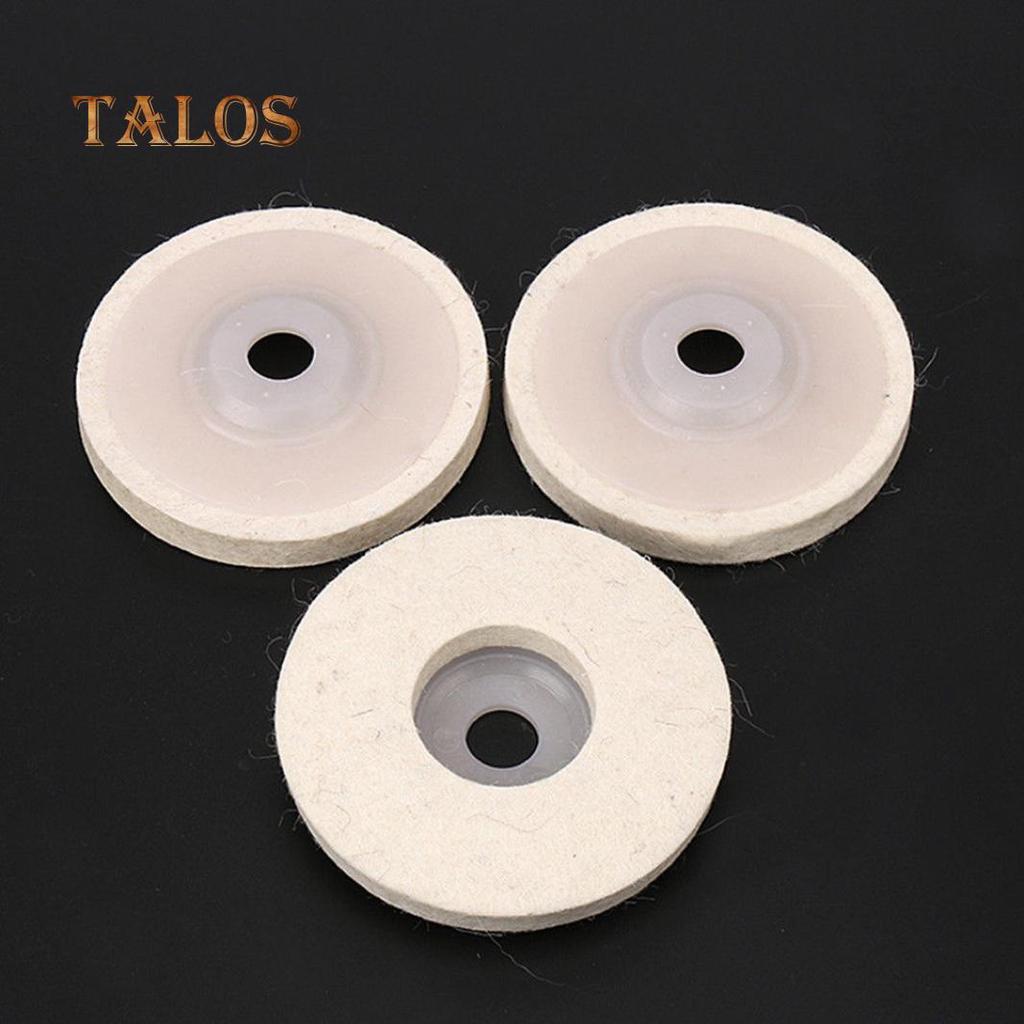 1Pc 100mm 4 Inch Wool Buffing Angle Grinder Wheel Felt Polishing Disc Pad Tool Office Decoration