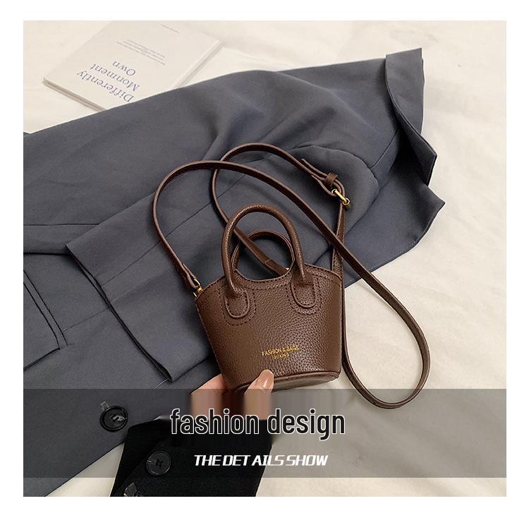 2024 Women's Mini Crossbody Bucket Bag - Niche Fashion Coin Purse Handbag