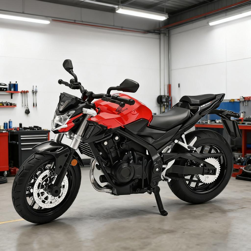 Nový 1/12 Honda CB400F Slitina Model Motocyklu Tlumiče Nesoucí Osvětlení Sběratelská Hračka Auto Dárek pro Dítě