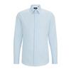 BOSS Stretch Cotton Blend Poplin Slim Fit Shirt Light Blue 50504802455 