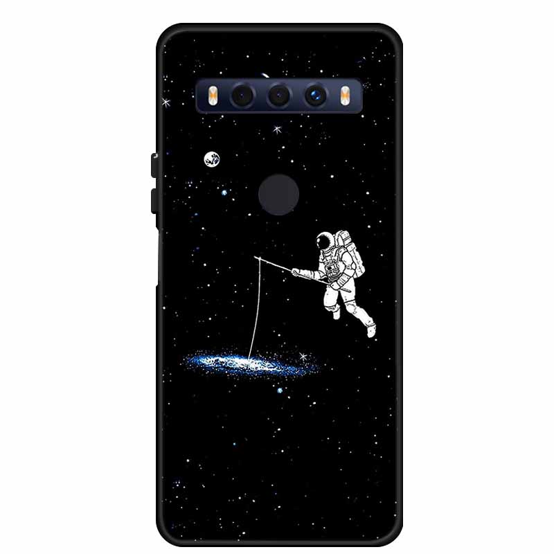 For TCL 10 SE Case Popular Picture Black Silicone Soft Back Cover Case For TCL 10 SE Phone Case Cover 10SE 6.52" Coque Funda Bag