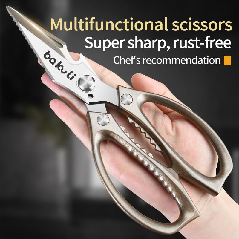 Poultry Shears Heavy Duty Kitchen Scissors Japanese High-Carbon Steel Culinary Shears for Chicken Meat Seafood Bone Cutting5