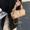 Fashion Brands Women Handbag Lichee Pattern Cloud Bags for Women Soft PU Leather Shoulder Crossbody Bag Ruched Clutch Bag