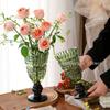 Lanterne à vent en verre de grand calibre pour arrangements floraux hydroponiques dans les salons