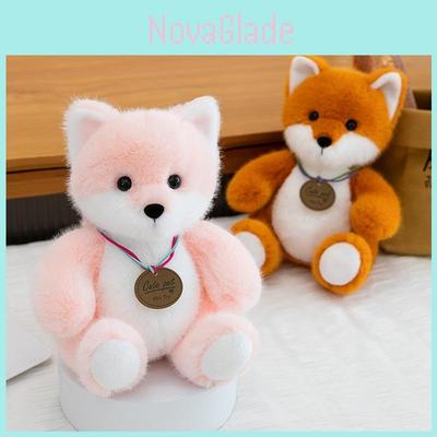 Plush Elephant Fox Scarf Penguin Toy With Scarf For Kids Gift Cute Animal Stuffed Animal