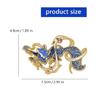 Sturdy Zinc Alloy Foxes Pin Featuring Starry Detailing Secure Clasp Foxes Brooch Ideal For Casual Or Formal Occasions