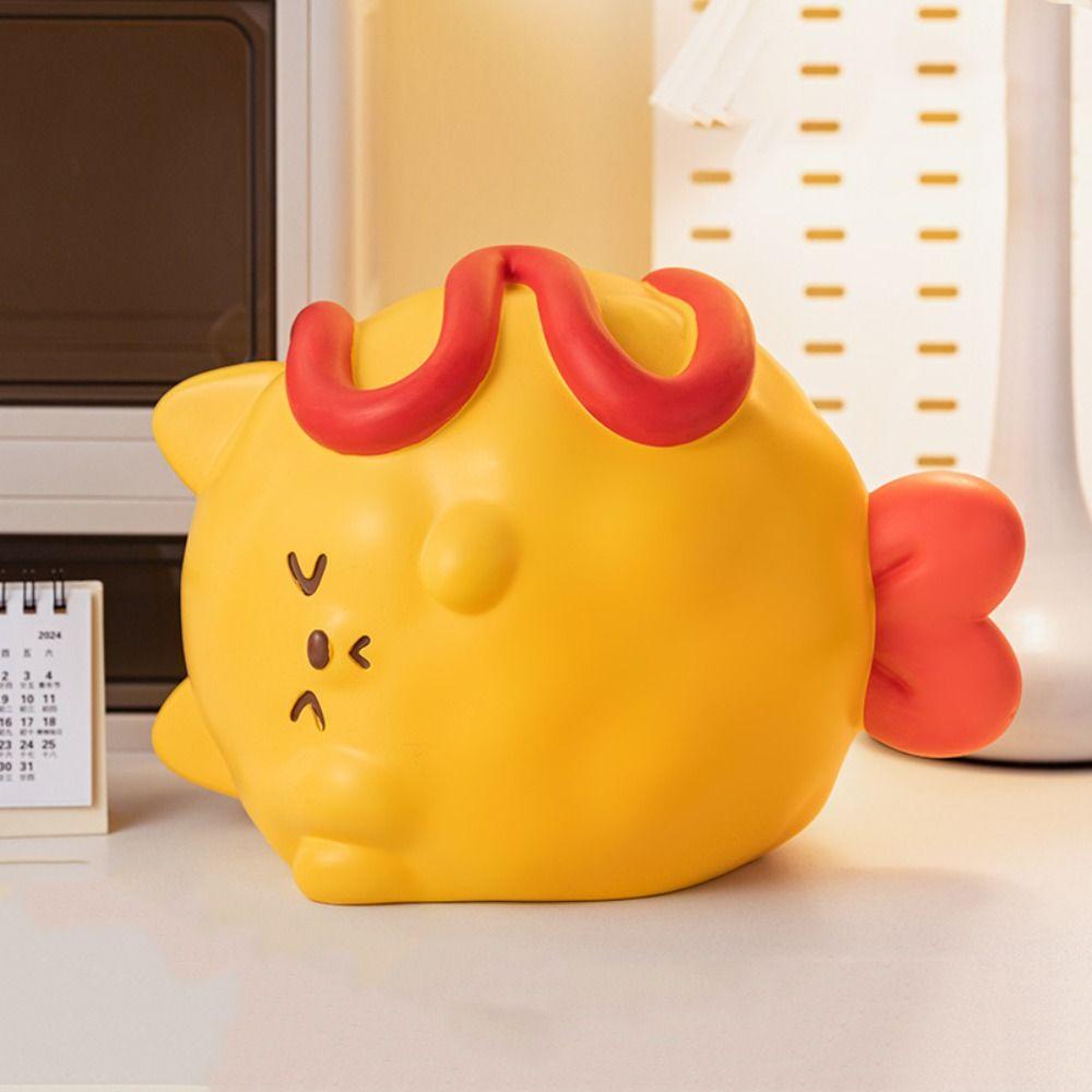 Resistant Fall Cartoon Dog Money Box Vinyl Saving Box Animal Figurines Money Boxes  Children Use