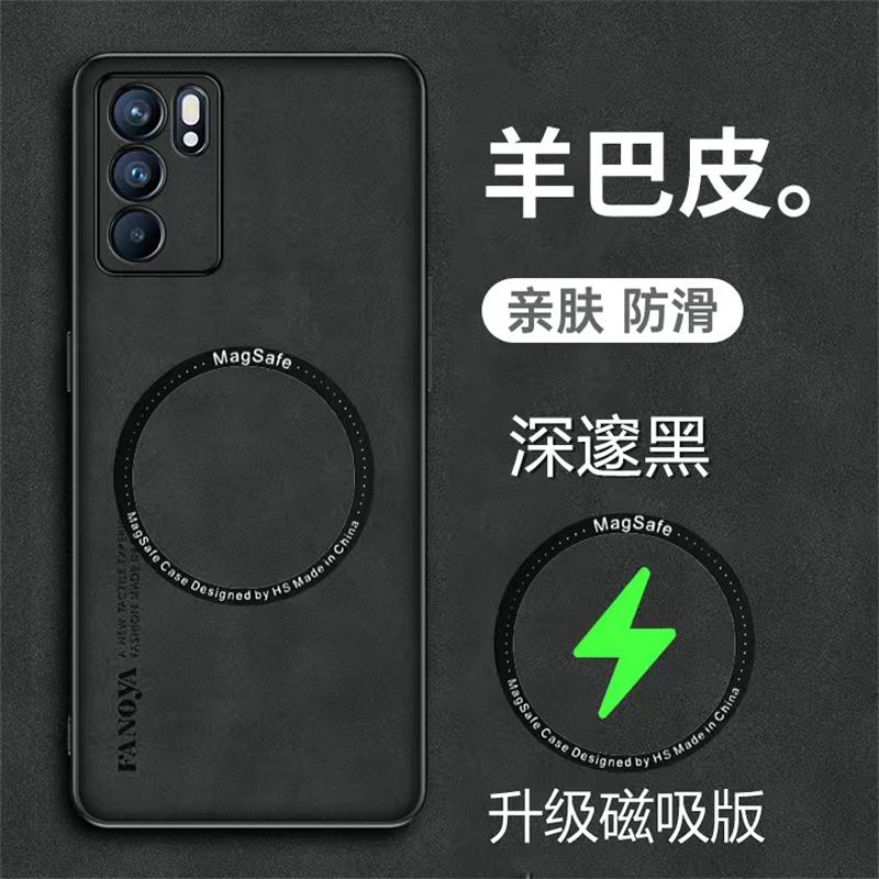 Magnetic Case For Red Magic 10 Pro Case Luxury Silicone Leather Back Cover For Nubia RedMagic 10S Pro Plus 5G Shockproof Bumper