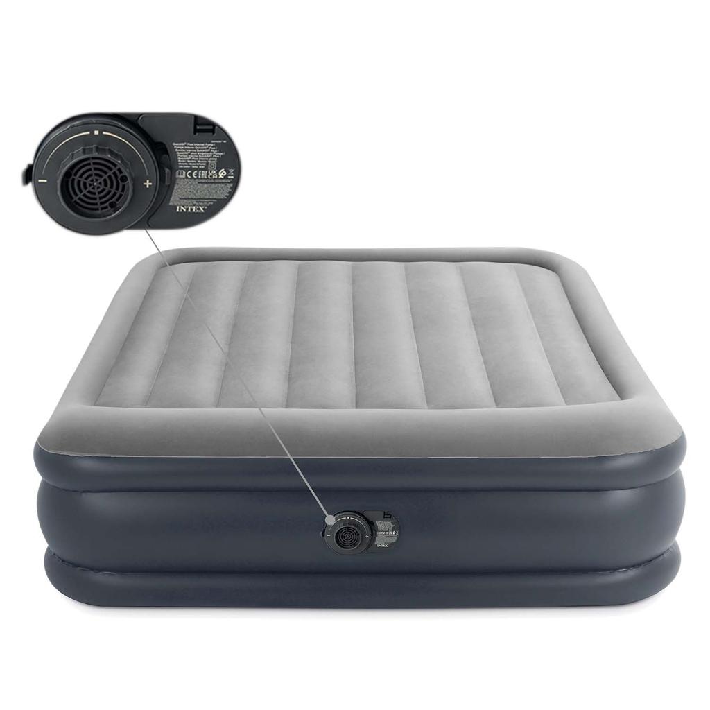 Inflatable Mattress 203X152X42 Cm With Built-In Electric Pump Intex 64136Nd
