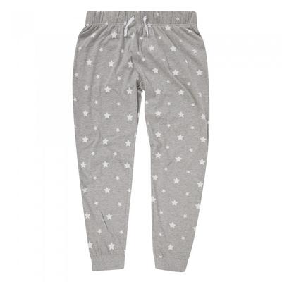 SF Women Womens/Ladies Heather Stars Cuffed Jogging Bottoms