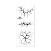 Crack Mark Temporary Tattoo Sticker Realistic Body Art Halloween Blood Vessels Tattoo  Makeup