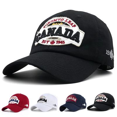 Snapback Cap for Women Cotton Baseball Caps CANADA Maple Embroidery Hat Men Hip Hop Hats
