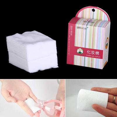 100 almohadillas de algodón cosméticas sin pelusa, herramienta desmaquillante para limpieza facial y de ojos