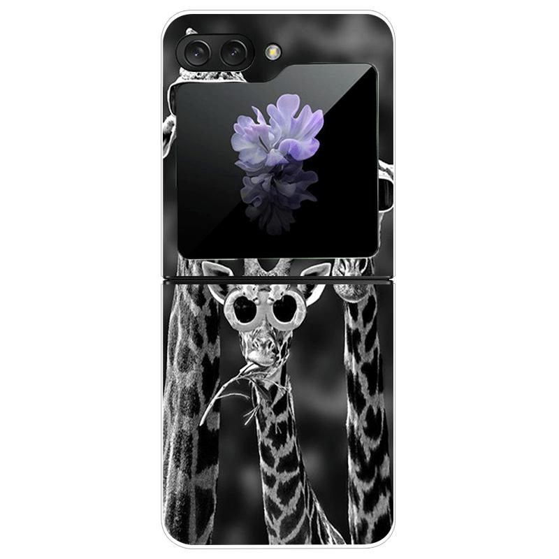 For Samsung Z Flip7 Hard Case ZFlip7 5G Transparent PC Phone Cases For Galaxy Z Flip 7 Fashion Cartoon Clear Protective Fundas