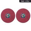 Car Stickers For Alfa Romeo Car Coaster Water Cup Slot Non-Slip Mat Suede Pad Accessories For Alfa Romeo Giulietta GT 159 147 15 zxb894